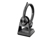 Poly Savi 7320-M Office - 7300 Office Series - headset - på örat - DECT - trådlös - svart - Certifierad för Microsoft-teams 8D3J6AA