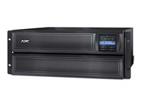 APC Smart-UPS X 2200 Rack/Tower LCD - UPS (rackmonterbar/extern) - AC 208/240 V - 1980 Watt - 2200 VA - 1-fas - Ethernet 10/100, RS-232, USB - utgångskontakter: 12 - 4U - svart - APC Take-Back - med APC UPS Network Management Card SMX2200HVNC