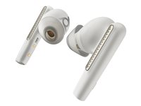 HP Poly Voyager Free 60 UC M - True wireless-hörlurar med mikrofon - inuti örat - Bluetooth - aktiv brusradering - USB-A via Bluetooth-adapter - sandvit - Certifierad för Microsoft-teams 7Y8L5AA