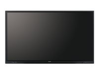 Sharp PN-LC752 - 75" Diagonal klass LED-bakgrundsbelyst LCD-skärm - interaktiv - med pekskärm (multitouch) - 4K UHD (2160p) 3840 x 2160 - Direct LED 60005892