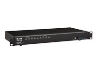 Eaton Tripp Lite series DisplayPort/USB KVM Switch 8-Port with Audio/Video and USB Peripheral Sharing, 4K 60 Hz, 1U Rack-Mount - Omkopplare för tangentbord/video/mus/ljud/USB - 8 x KVM/ljud/USB - 1 lokal användare - rackmonterbar B024-DPU08