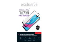 Insmat Exclusive - Skärmskydd för mobiltelefon - helskärm, 9H Brilliant - 2.5D - glas - ramfärg svart - för OnePlus 15 861-1680