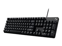 Logitech G G413 SE - Tangentbord - bakgrundsbelyst - USB - QWERTY - nordiskt (danska/finska/norska/svenska) - tangentbrytare: Tactile - svart 920-010436