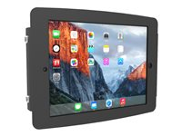 Compulocks Space iPad 12.9" Security Lock Enclosure and Tablet Holder - Hölje - Antistöld - för surfplatta - låsbar - aluminium - svart - väggmonterbar - för Apple 12.9-inch iPad Pro (1:a generation, 2a generation) 290SENB