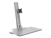 Multibrackets M Easy Stand Desktop - Ställ - för LCD-skärm/PC-utrustning - aluminium - silver - skärmstorlek: upp till 30 tum - skrivbord 7350073733163