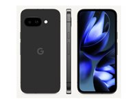 Google Pixel 9A - 5G pekskärmsmobil - dual-SIM - RAM 8 GB / Internminne 256 GB - pOLED-skärm - 6.3" - 2424 x 1080 pixlar (120 Hz) - 2 bakre kameror 48 MP, 13 MP - front camera 13 MP - obsidian GA09566-GB