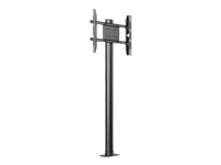 Multibrackets M Display Stand 180 Single - Ställ - för platt panel - metall, aluminium - svart - skärmstorlek: 24"-63" - monteringsgränssnitt: upp till 700 x 400 mm - monterad i golvet 7350073732401