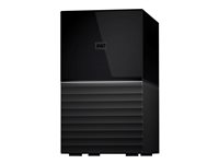WD My Book Duo WDBFBE0360JBK - Hårddiskarray - 36 TB - 2 fack - HDD 18 TB x 2 - USB 3.1 Gen 1 (extern) WDBFBE0360JBK-EESN