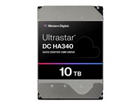 WD Ultrastar DC HA340 WUS721210BLE6L4 - Hårddisk - datacenter - 10 TB - inbyggd - 3.5" - SATA 6Gb/s - 7200 rpm - buffert: 512 MB 0B47062