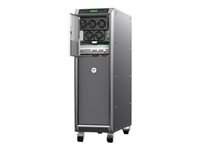 MGE Galaxy 300 - UPS - AC 380/400/415 V - 8 kW - 10000 VA - 3-fas - Ethernet 10/100 - utgångskontakter: 2 - träkol G3HT10KHB1S