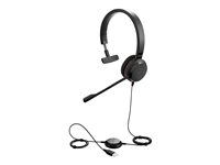 Jabra Evolve 30 II MS Mono - Headset - på örat - kabelansluten - USB, 3,5 mm kontakt - Certifierad för Skype for Buisness 5393-823-309