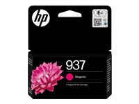 HP 937 - 10 ml - magenta - original - Officejet - blister - bläckpatron - för Officejet Pro 9110, 9120, 9122, 9125, 9128, 9130, 9132, 9135, 9720, 9730 4S6W3NE#30B