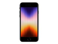 Apple iPhone SE (3rd generation) - 5G smartphone - dual-SIM / Internminne 64 GB - LCD-skärm - 4.7" - 1334 x 750 pixlar - rear camera 12 MP - front camera 7 MP - midnatt MMXF3QN/A