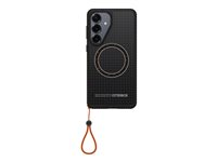 OtterBox Sole Series - Baksidesskydd för mobiltelefon - robust - nylontextil, polykarbonatskikt, TPE (termaplastisk elastomer) - midnatt krets (svart) - för Samsung Galaxy S26 77-000053