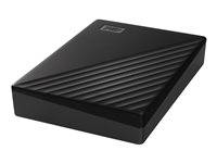 WD My Passport WDBPKJ0040BBK - Hårddisk - krypterat - 4 TB - extern (portabel) - USB 3.2 Gen 1 - 256 bitars AES - svart WDBPKJ0040BBK-WESN