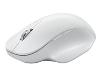 Microsoft Bluetooth Ergonomic Mouse - Mus - ergonomisk - optisk - 5 knappar - trådlös - Bluetooth 5.0 LE - Glaciär 222-00021