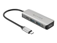 HyperDrive 4-in-1 USB-C Hub - Dockningsstation - USB-C - HDMI HD41-GL