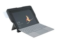 Kensington BlackBelt Rugged Case with Integrated CAC Reader for Surface Go 1, 2, 3, 4 - Skyddsfodral för surfplatta - robust - silikon, polykarbonat, ABS (acrylonitrile butadiene styrene), termoplastisk polyuretan (TPU) - svart - offentliga sektorn - för Microsoft Surface Go, Go 2, Go 3 K97320WW