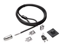 Kensington Desktop and Peripherals Locking Kit 2.0 - Supervisor Keyed - Säkerhetssats för system - 2.44 m K64425EUS