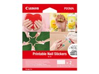 Canon NL-101 - Lim - vit - 24 stk (2 ark x 12 nagelklistermärken - för PIXMA TS8250, TS8251, TS8252, TS9550, TS9551C 3203C002