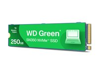 WD Green SN350 NVMe SSD WDS250G2G0C-00CDH0 - SSD - 250 GB - inbyggd - M.2 2280 - PCIe 3.0 x4 (NVMe) WDS250G2G0C-00CDH0