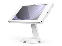 Compulocks Galaxy Tab A9+ Apex Enclosure Mast Stand - Monteringssats (hölje, ställ) - för surfplatta - låsbar - metallram - vit - skärmstorlek: 11" - bänkskiva, väggmonterbar - för Samsung Galaxy Tab A9+ 333W11GAPX9W