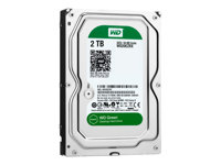 WD Green WD20EZRX - Hårddisk - 2 TB - inbyggd - 3.5" - SATA 6Gb/s - buffert: 64 MB - för My Cloud EX2 WD20EZRX